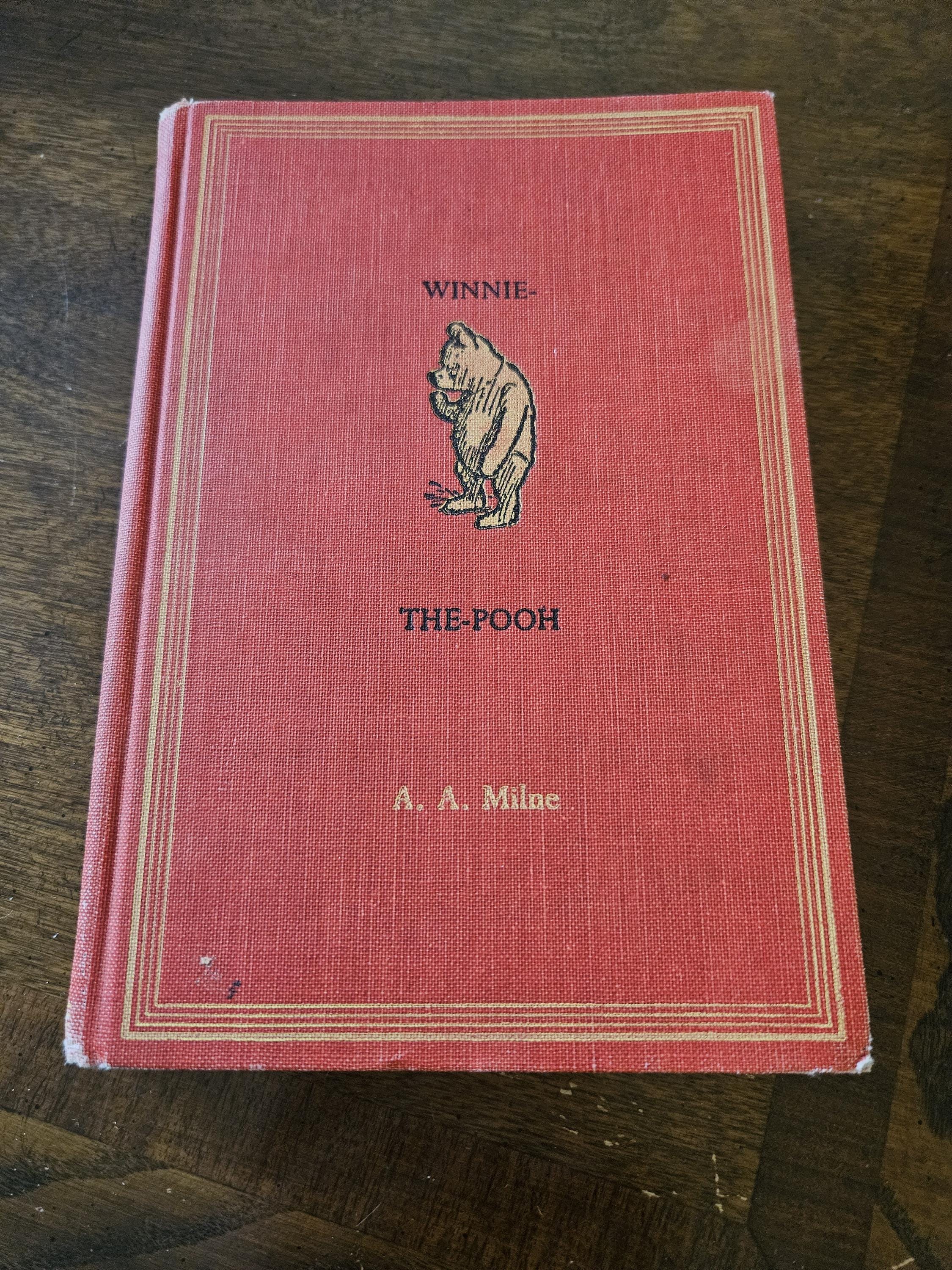vintage Winnie the Pooh by Milne hard cover
