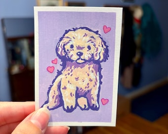 Custom Pet Portrait | Acrylic Marker Painting | Personalized Pet Portrait from Photo