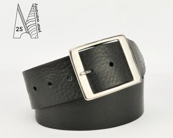 thick black belts