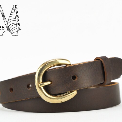 Brown Leather Belt 1 // Full Grain Leather Belt Black // Etsy UK