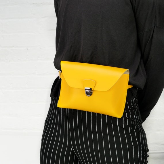 belt bag yellow