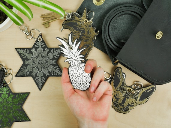 Pineapple bag charm sale