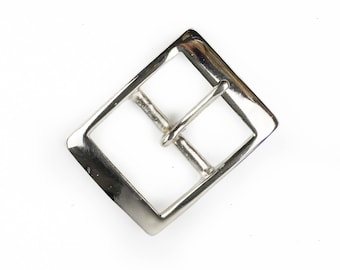 1 1/2&quot; Buckle Wrecktangle // Solid Brass Belt Buckle // Brass Hardware //  1 1/2&quot; Replacement Buckle