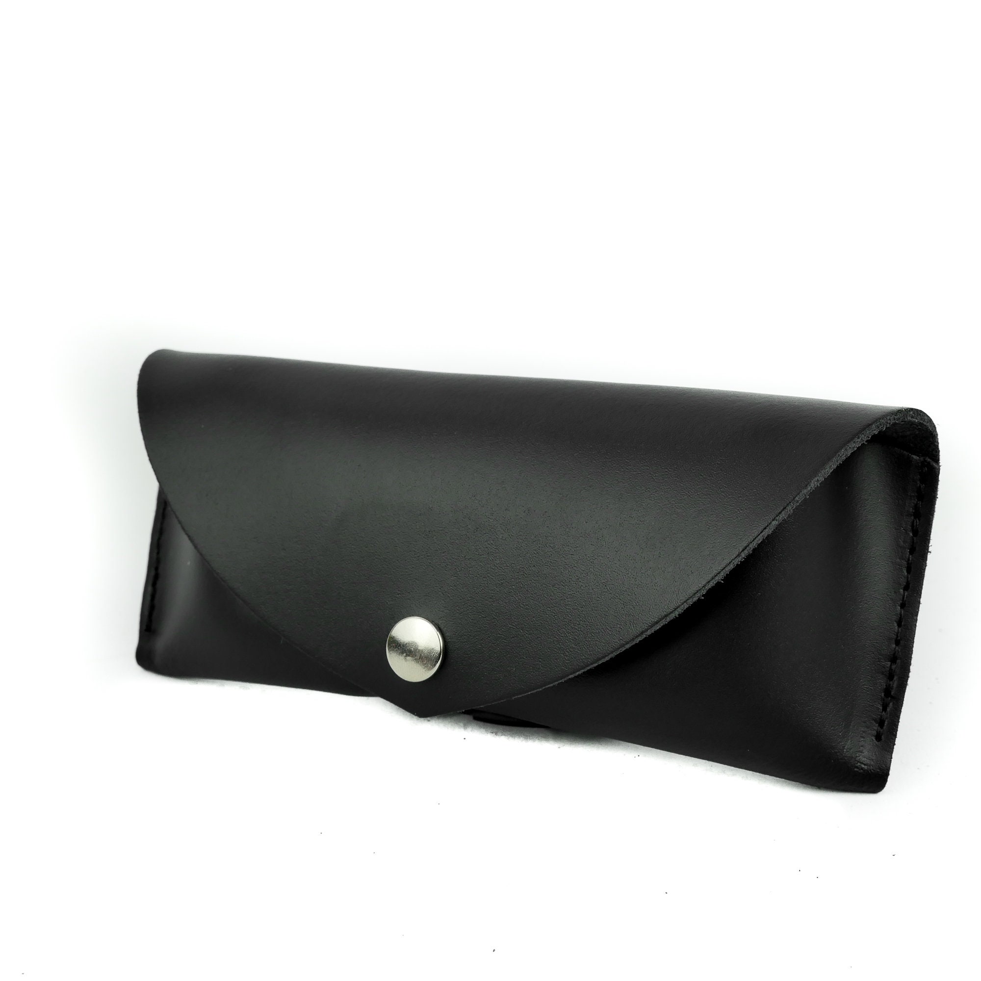 Black Sunglasses Case // Leather Glasses Case // CHROMA Etsy UK
