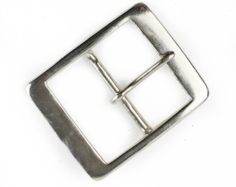 2&quot; Buckle Wrecktangle // Solid Brass Belt Buckle // Spare Full Buckle // Buckle Replacement