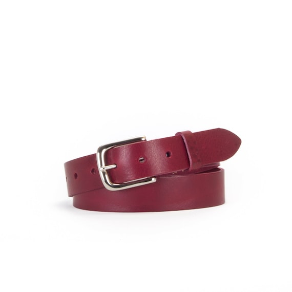 ベルト Ac Naplack Belt - Courreges - Leather - Burgundy Courrèges Burgundy Naplack Leather Belt | Fashion Clinic
