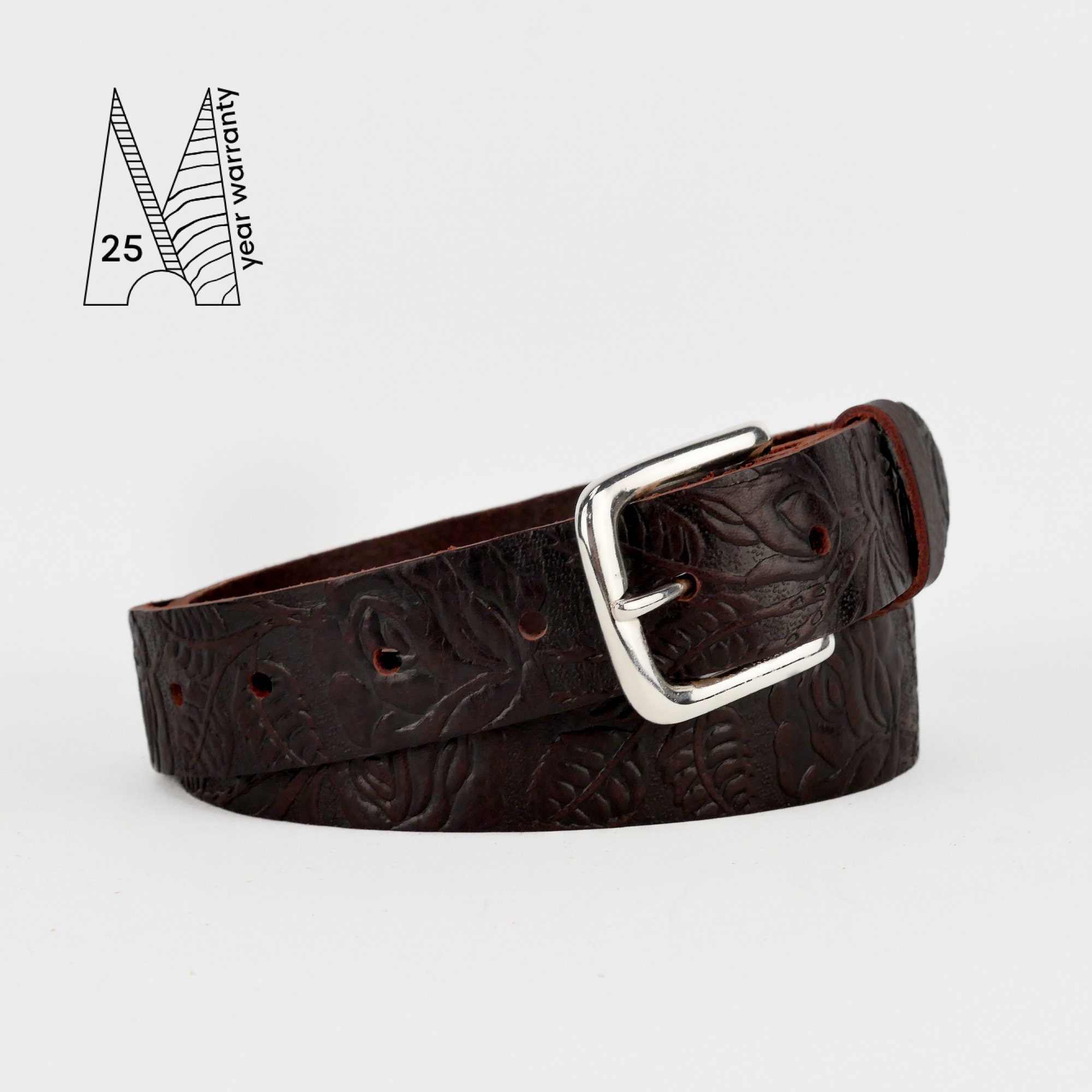 Vegetable tanned men's leather Louis belt with square buckle – Le Tanneur