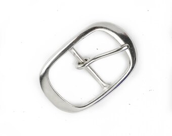 1 1/2&quot; Buckle Pill // Solid Brass belt Buckle // Brass Hardware //  1 1/2&quot; Replacement Buckle