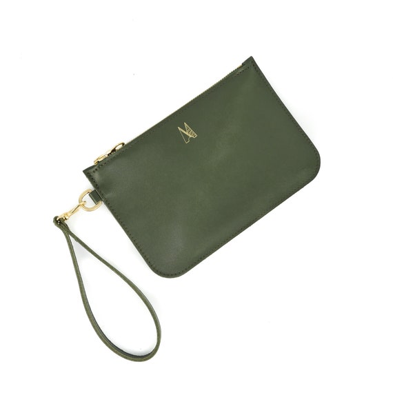 A New Day Envelope Clutch Purse Olive Green | eBay