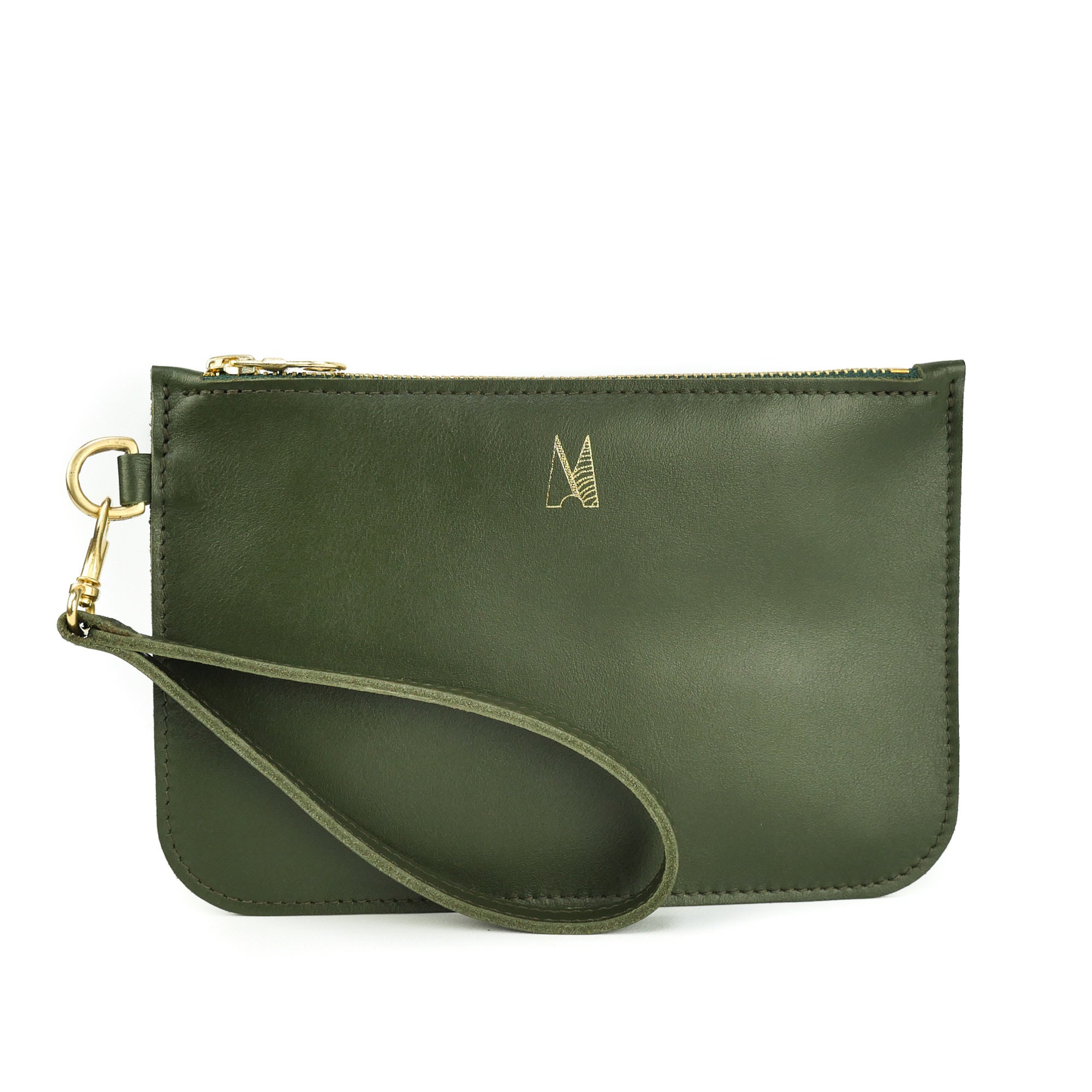 Vintage clutch purse handbag olive green Faux Leather Pleather ￼ | eBay