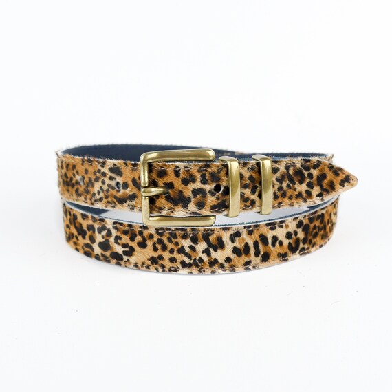 leopard print belt uk