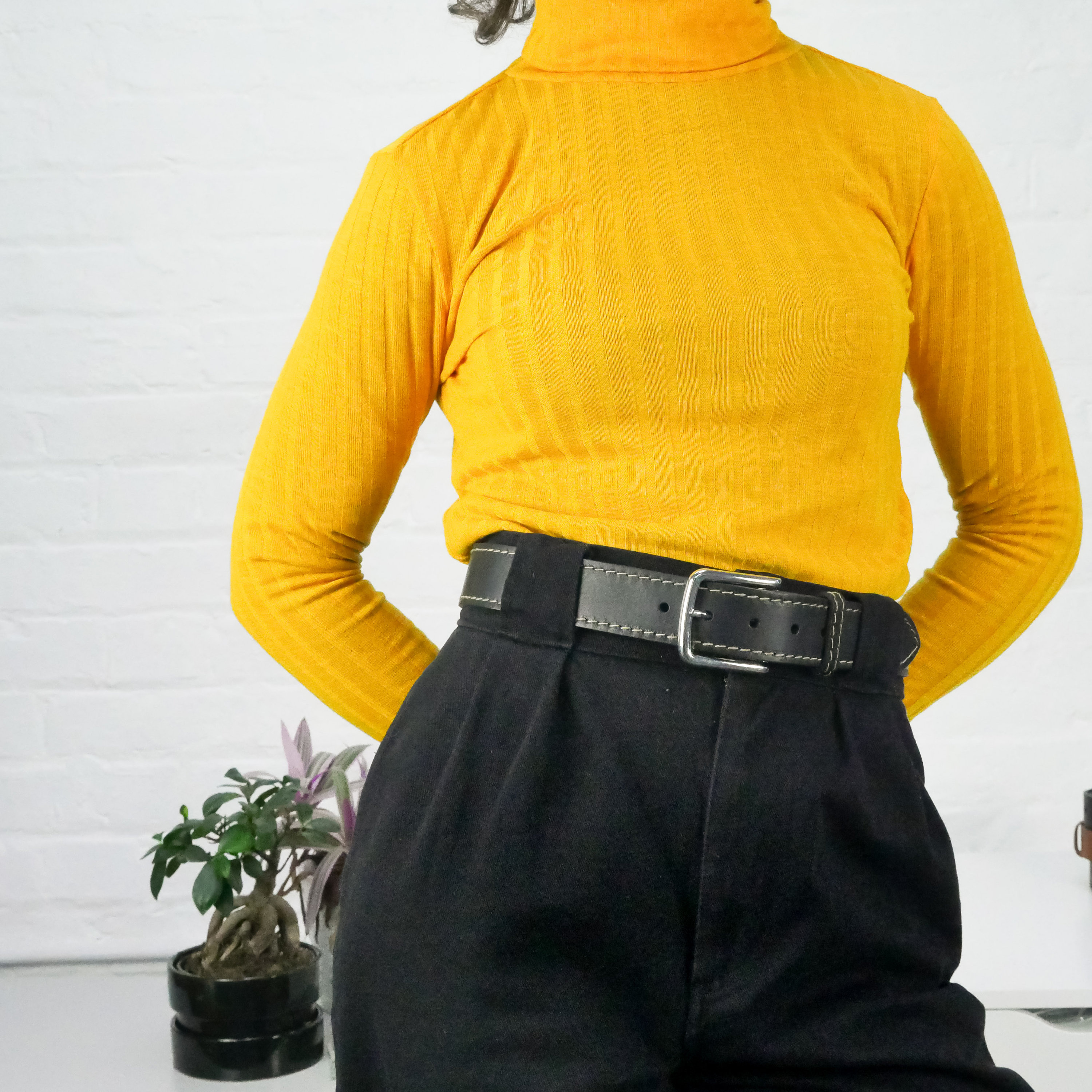 Black Leather Belt 1 1/2 Full Grain Leather Belt With Etsy