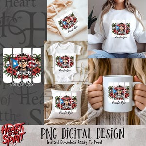 Puerto Rico Flag Brush Stroke PNG: Boricua Pride Clipart (Digital Download)