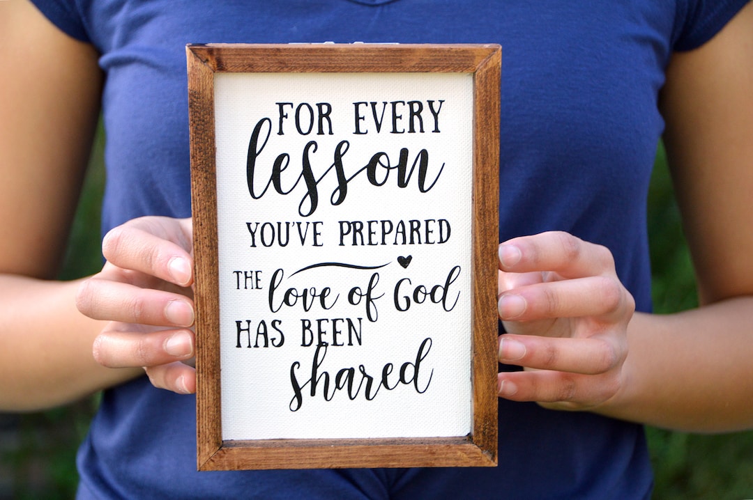 Sunday School Teacher Gift Bible Study Teacher Gift Teachers Gift Love