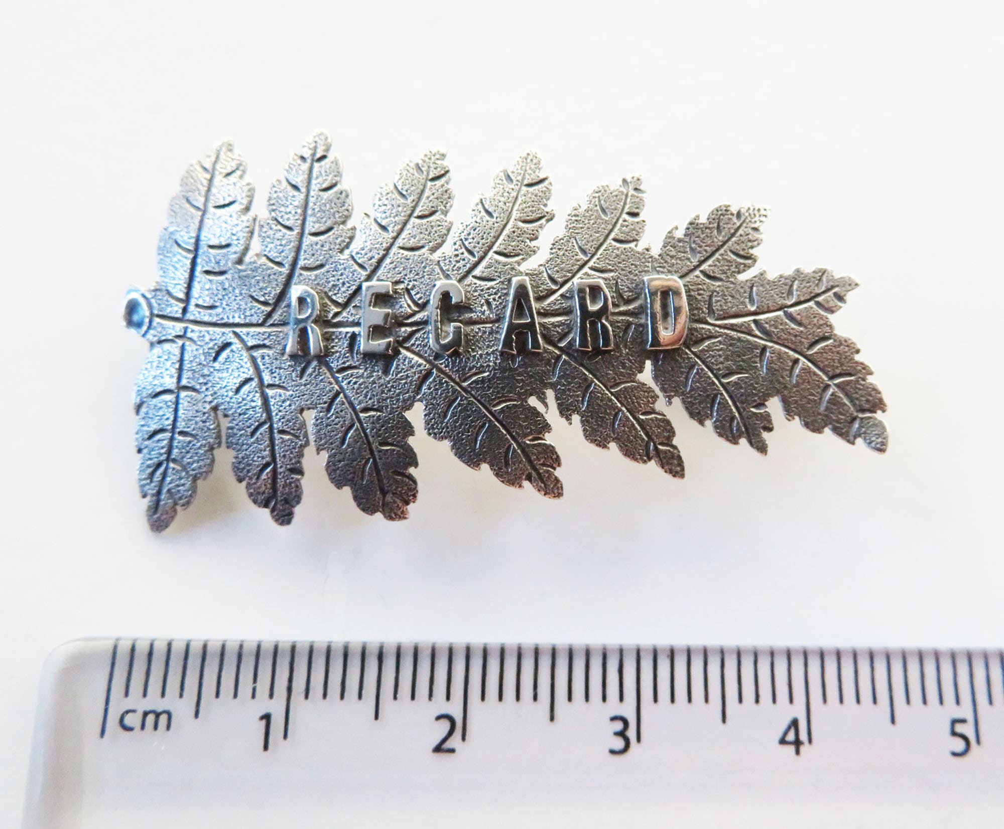 Broche Vintage Fougère La Pierre Qui Vire - Début 1900 - Occasion - Bijou Ancien