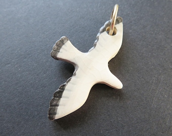 Pretty Pottery Flying Seagull Pendant