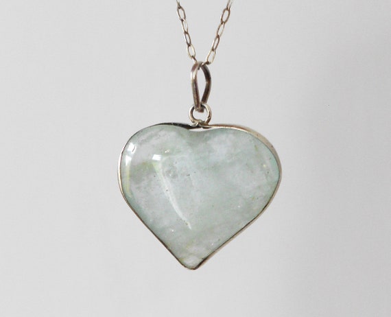 2 Small Hearts Art Deco Glass Pendants 1930/'s Flat Heart Small Token of Love DP3 Pair Antique Cut Faceted Heart Pendants