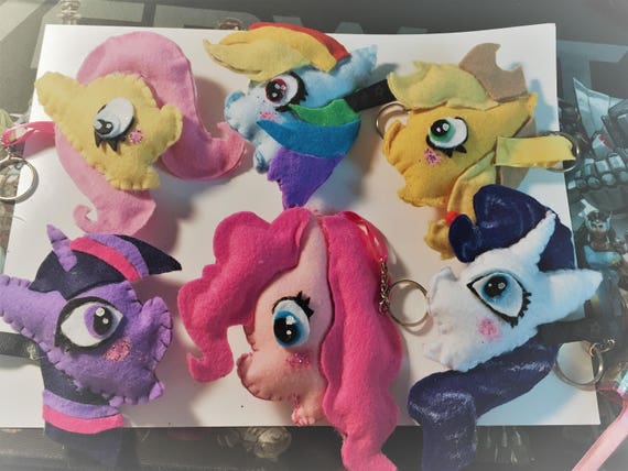 my little pony keychain plush