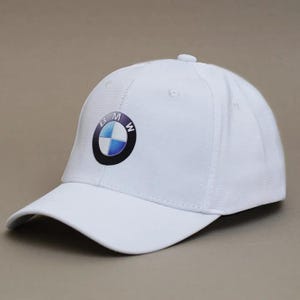 BMW Cap in White – BMW Logo Cap hats special gift for BMW lover