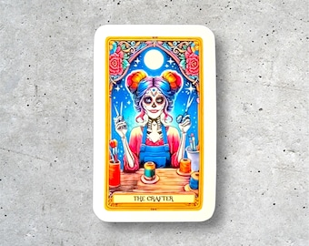 Crafter Tarot Card Sticker – Vinyl Decal