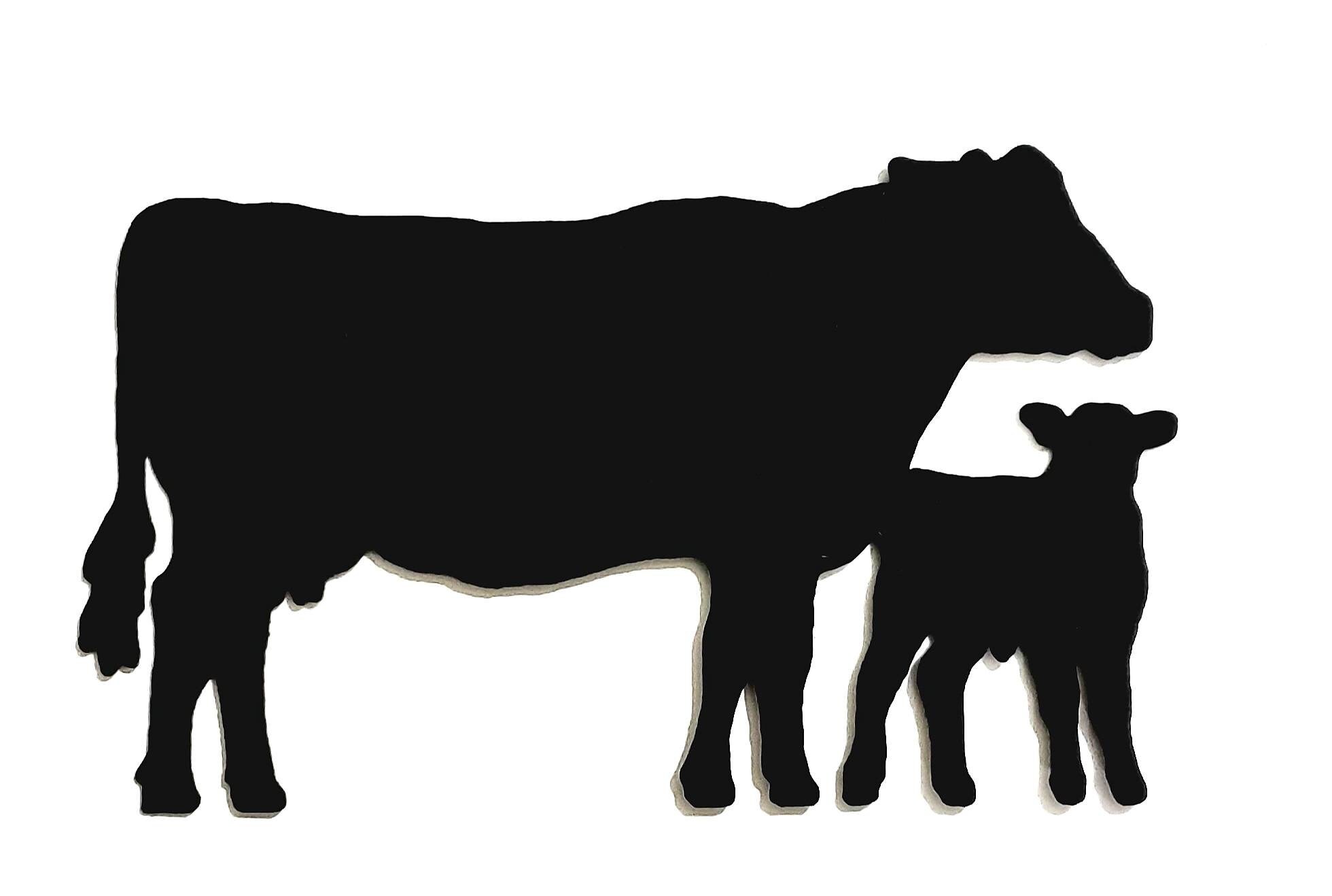 Die Cut Cow Paper Cutout 20 Pack Paper Cow Paper Cow Shapes Cow Shapes