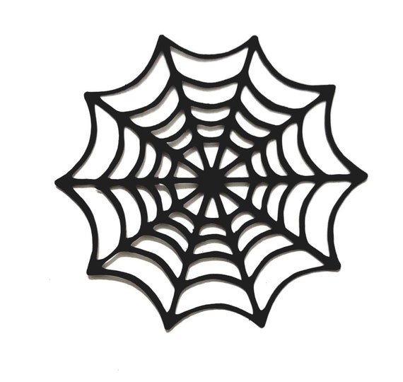 Set of 25 Spider Web Die Cuts Spider Web Cut Outs Spider Web Etsy