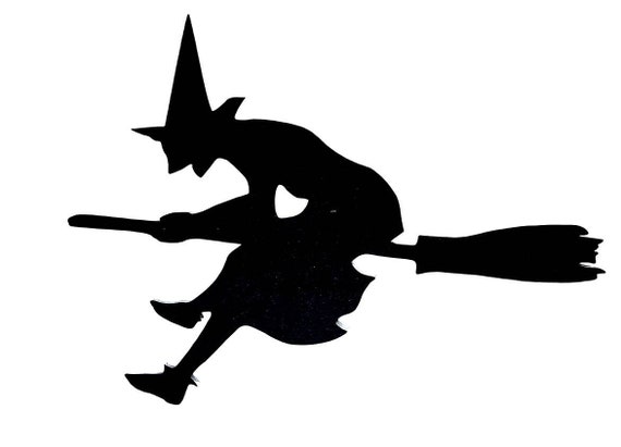 25 Witch Die Cuts Witch Cut Outs Witch Cutouts Witch on Broom | Etsy