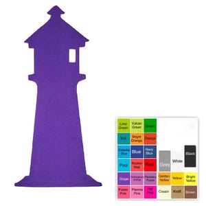 25 pack – Paper Lighthouse Shapes, Lighthouse Die Cuts, Lighthouse Cutouts, Nautical Paper Shapes, Card Making Supplies, DIY Paper Crafts