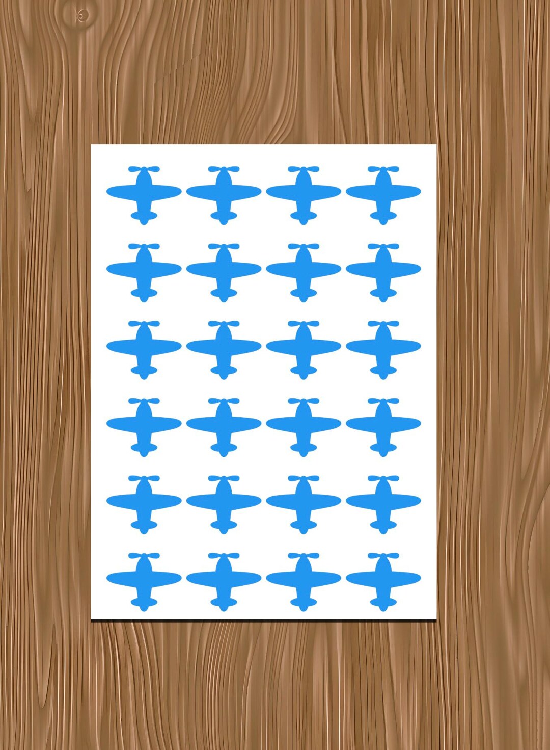Vinyl Decal Sheet of 24 Airplane Stickers | Travel & Aviation Vinyl ...