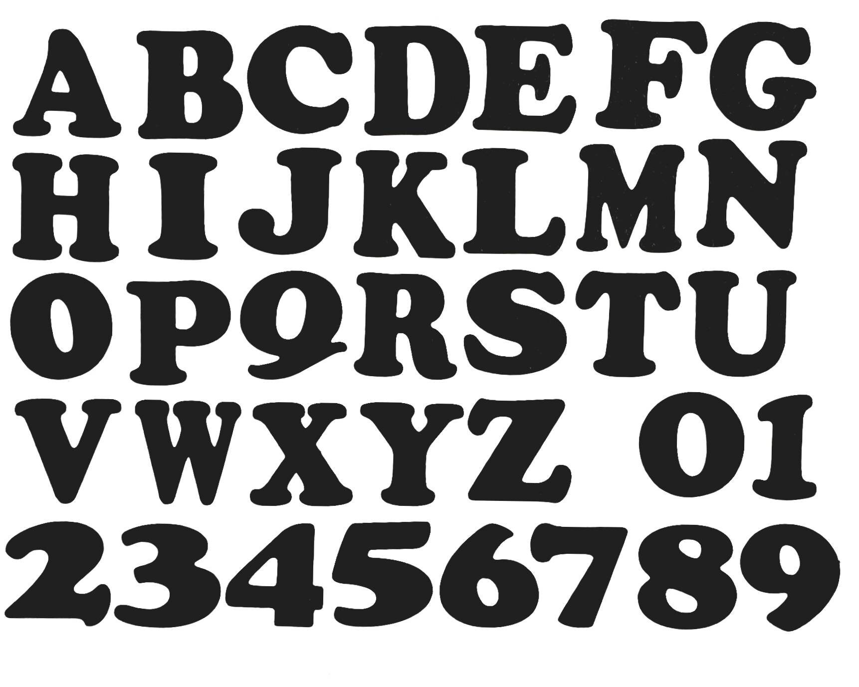 Die Cut Letters Die Cut Numbers Die Cut Letters & Numbers Die Etsy