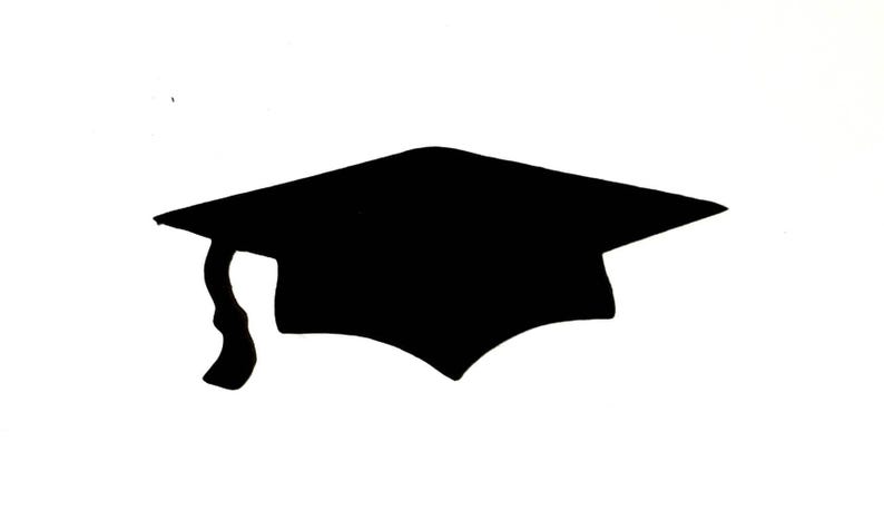 25 Pack - Paper Graduation Cap Shapes, Graduation Cap Die Cuts, Graduation Cap Cut Outs, Graduation Party Supplies, Scrapbooking Supplies imagen 4