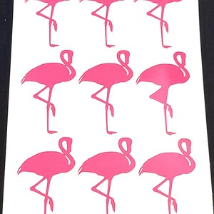 24 Flamingo Waterproof Vinyl Sticker for Water Bottle, Stickers Laptop, Vinyl Sticker Pack, Vinyl Decal Stickers