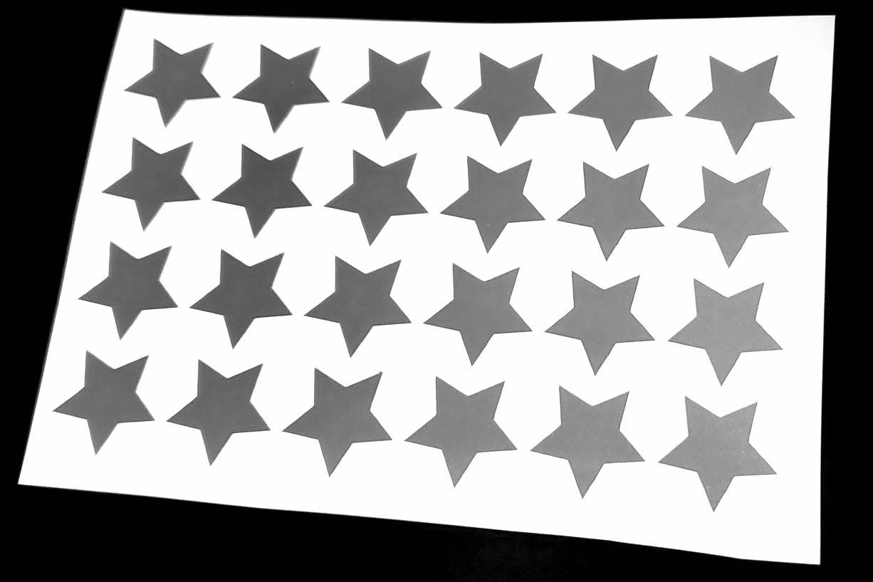 24 Star Vinyl Stickers Star Vinyl Decals Star Stickers Star Etsy