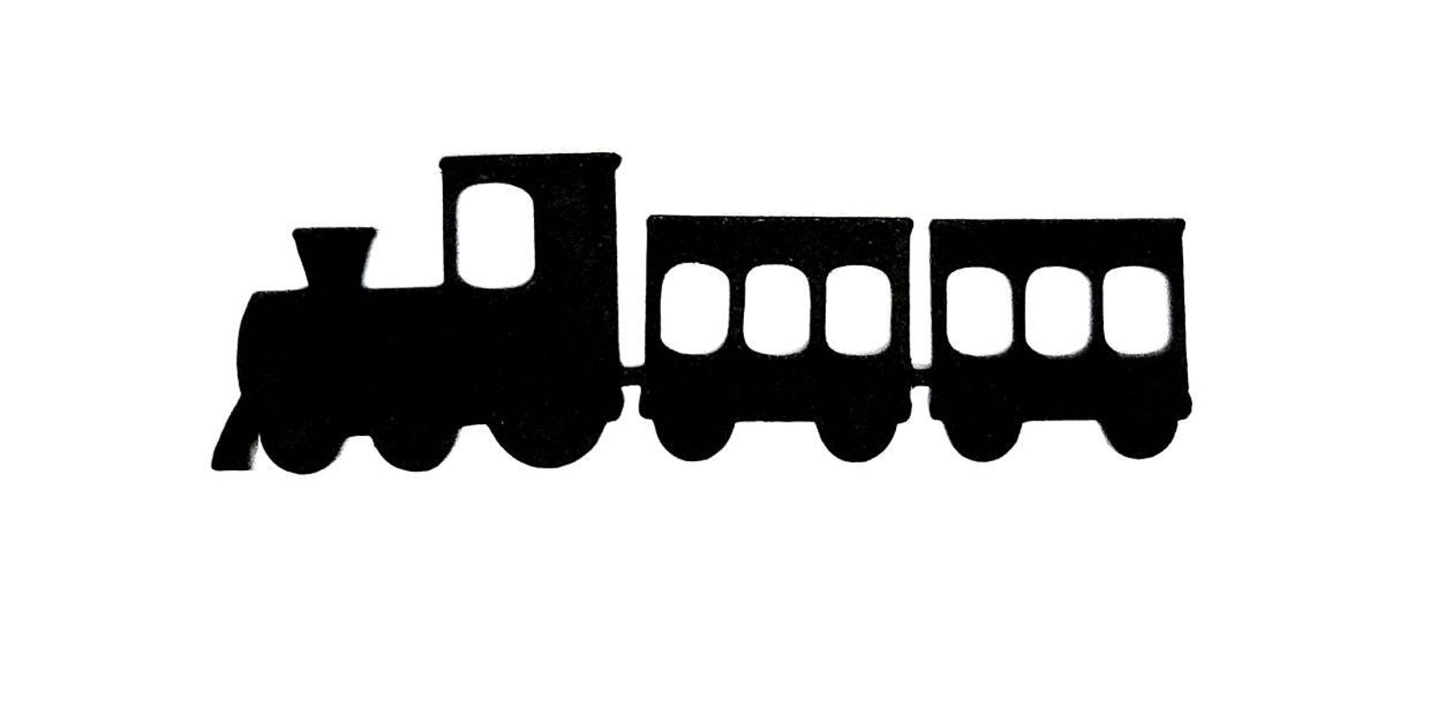 25 Train Die Cut Train Cut Outs Train Cutouts Paper Shape Etsy