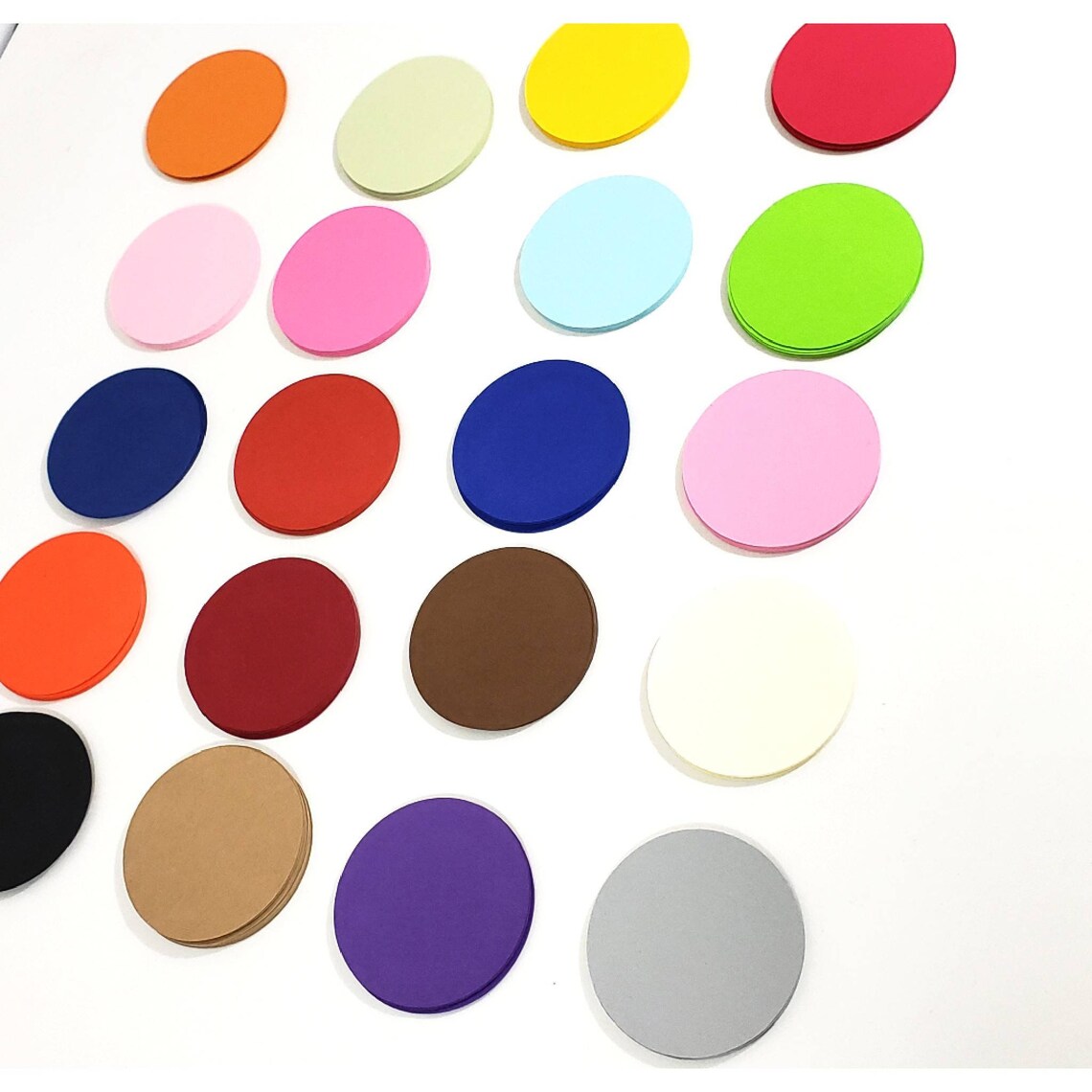 25 Circle Die Cuts Circle Cut Outs Circle Cutouts Circle Paper Etsy
