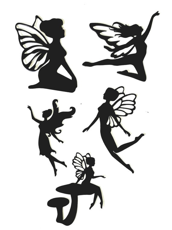 25 Fairy Die Cuts Set Fairy Cut Outs Fairy Cutouts Fairies Etsy