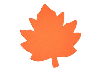 25 Pieces Maple Leaf Cut Out Shapes, Paper Die Cut Maple Leaf, Leaf Paper Shape, Fall Leaf Paper Die Cuts, Autumn Paper Leaf Cut Outs