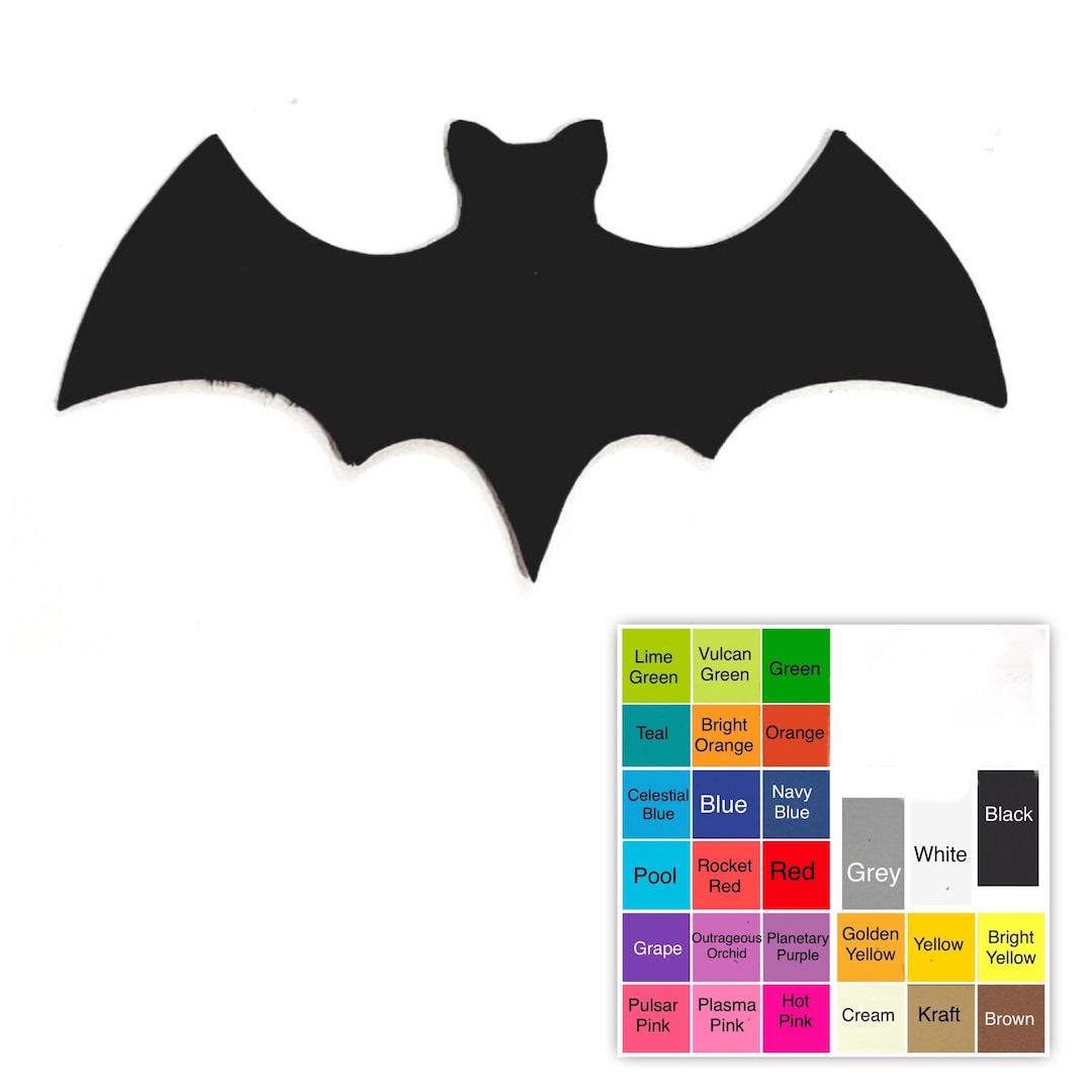 25 Pack – Paper Bat Shapes, Bat Shapes, Paper Halloween Shapes, Holiday ...