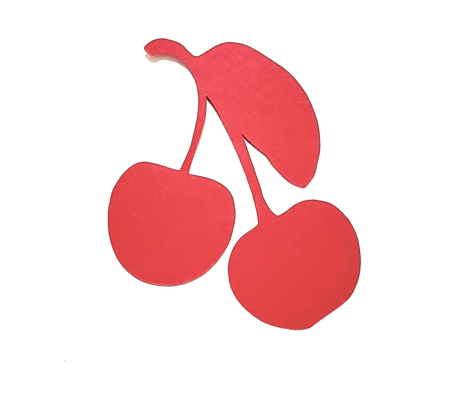 25 Cherry Die Cuts Cherry Cut Outs Cherry Cutouts Cherry Paper Etsy