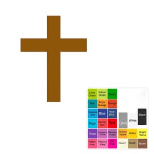 25 pack – Paper Cross Shapes, Cross Die Cuts, Religious Paper Cutouts, Church or Faith Party Decorations, Spiritual Paper Shapes