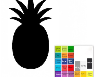 25 pack – Paper Pineapple Shapes, Pineapple Shapes, Tropical Fruit Die Cuts, Summer Party Crafts, DIY Pineapple Decorations