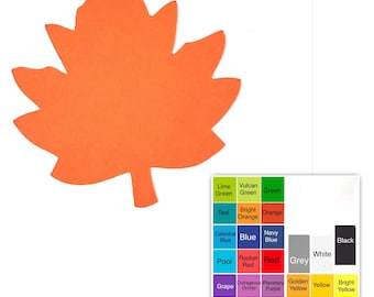 25 pack – Paper Maple Leaf Shapes, Maple Leaf Die Cuts, Fall Paper Cutouts, Autumn Paper Craft Supplies, DIY Cardmaking Supplies