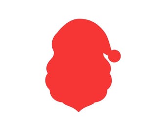 25 Pack – Paper Santa Face Shapes, Santa Claus Die Cuts, Santa Head Cutouts, Christmas Die Cuts, Holiday Craft Supplies, Kids Craft Shapes