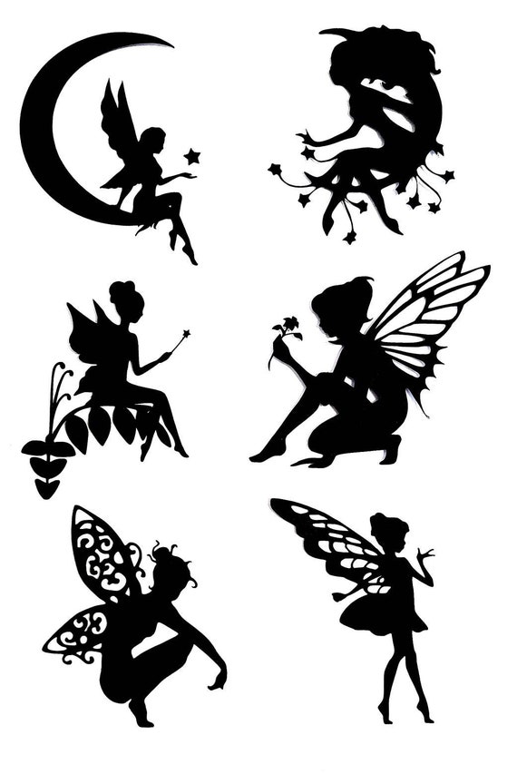 24 Fairy Die Cuts Set Fairy Cut Outs Fairy Cutouts Fairies - Etsy