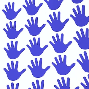 24 Handprint Stickers – Fun Vinyl Decals for Water Bottles, Laptops, and More – Unique Sticker Pack