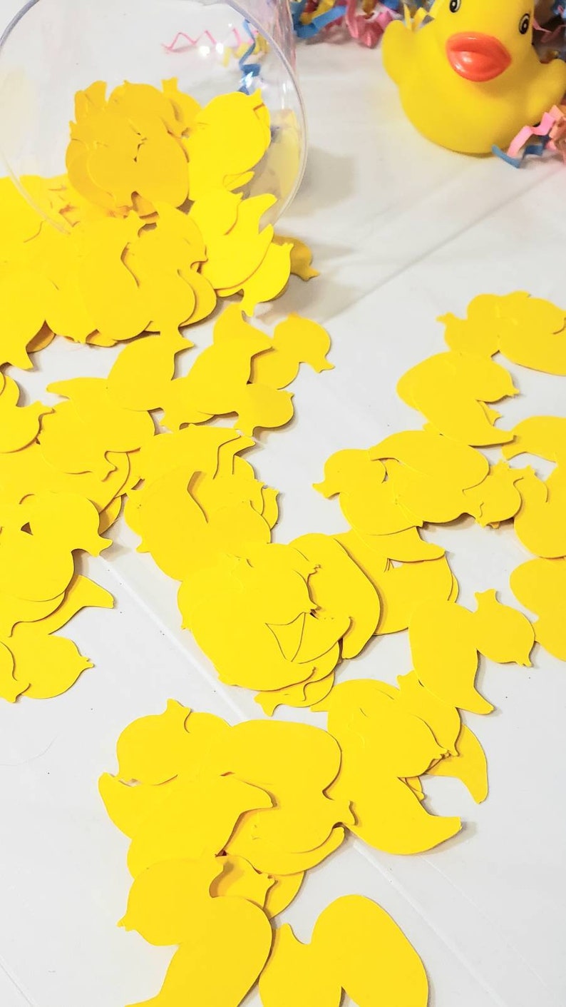 Choose Your Own Colors Duck Paper Confetti Confetti Paper Ducks Paper Table Confetti Table Scatter Confetti Table Scatter Ducks Table Decor