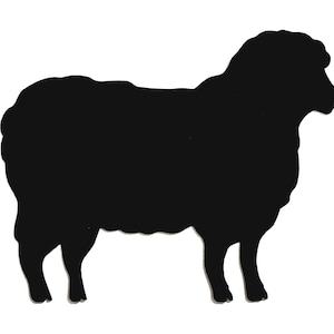 25 Pack Sheep Paper Shapes – Farm Animal Die Cuts, Sheep Cut Outs, Bulletin Board Shapes, DIY Craft Cutouts