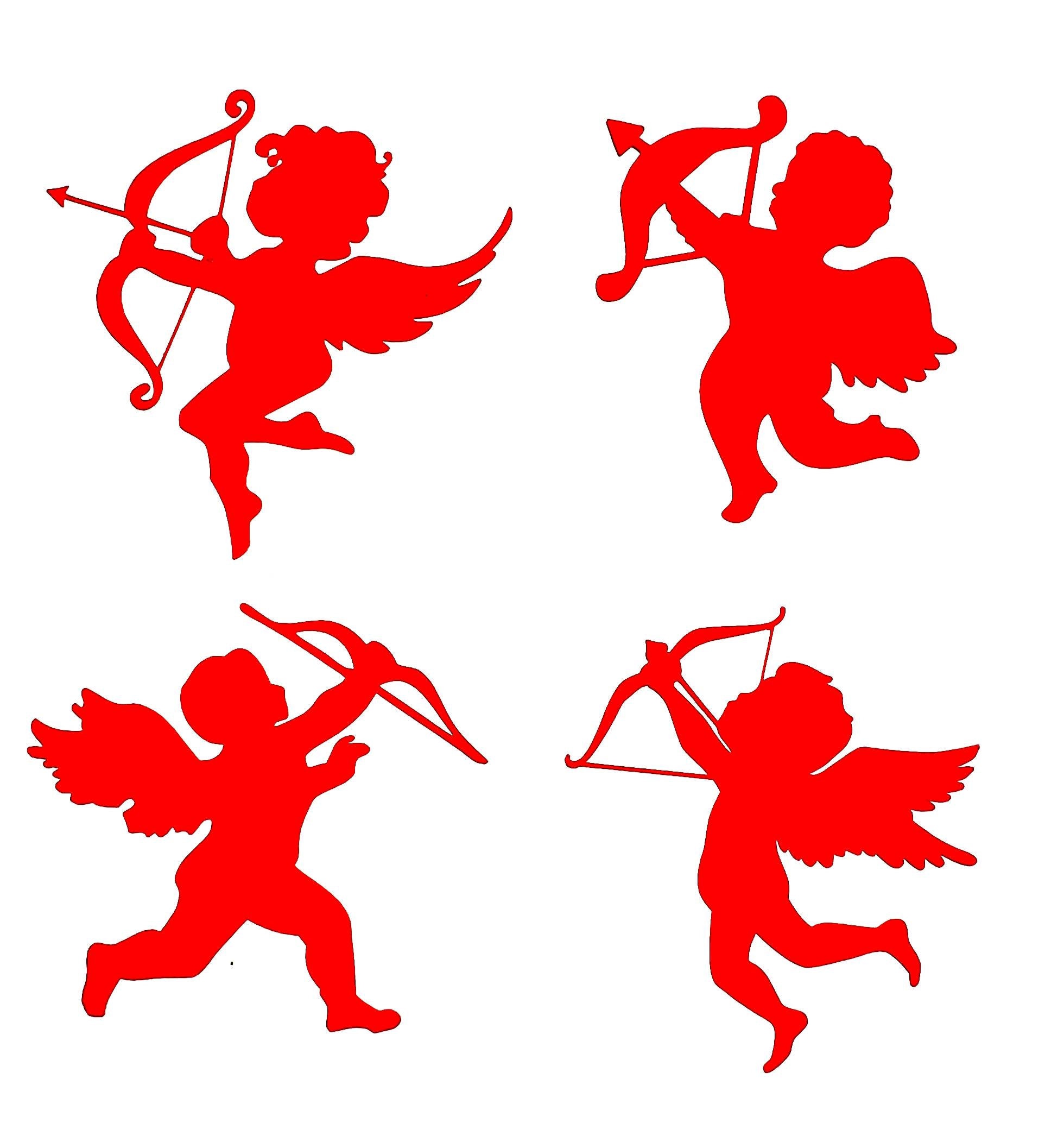 24 Cupid Die Cut Set Cupid Cut Outs Cupid Cutouts Cupid CutOut Etsy