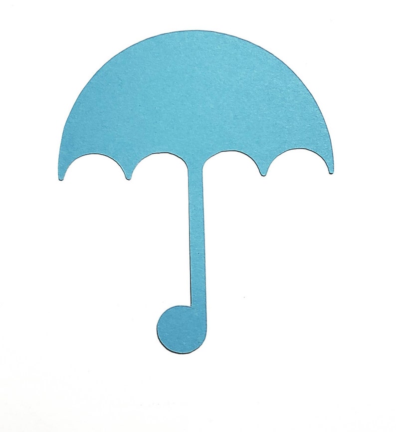 25 Umbrella Die Cuts Umbrella Cut Outs Umbrella Cutouts Etsy