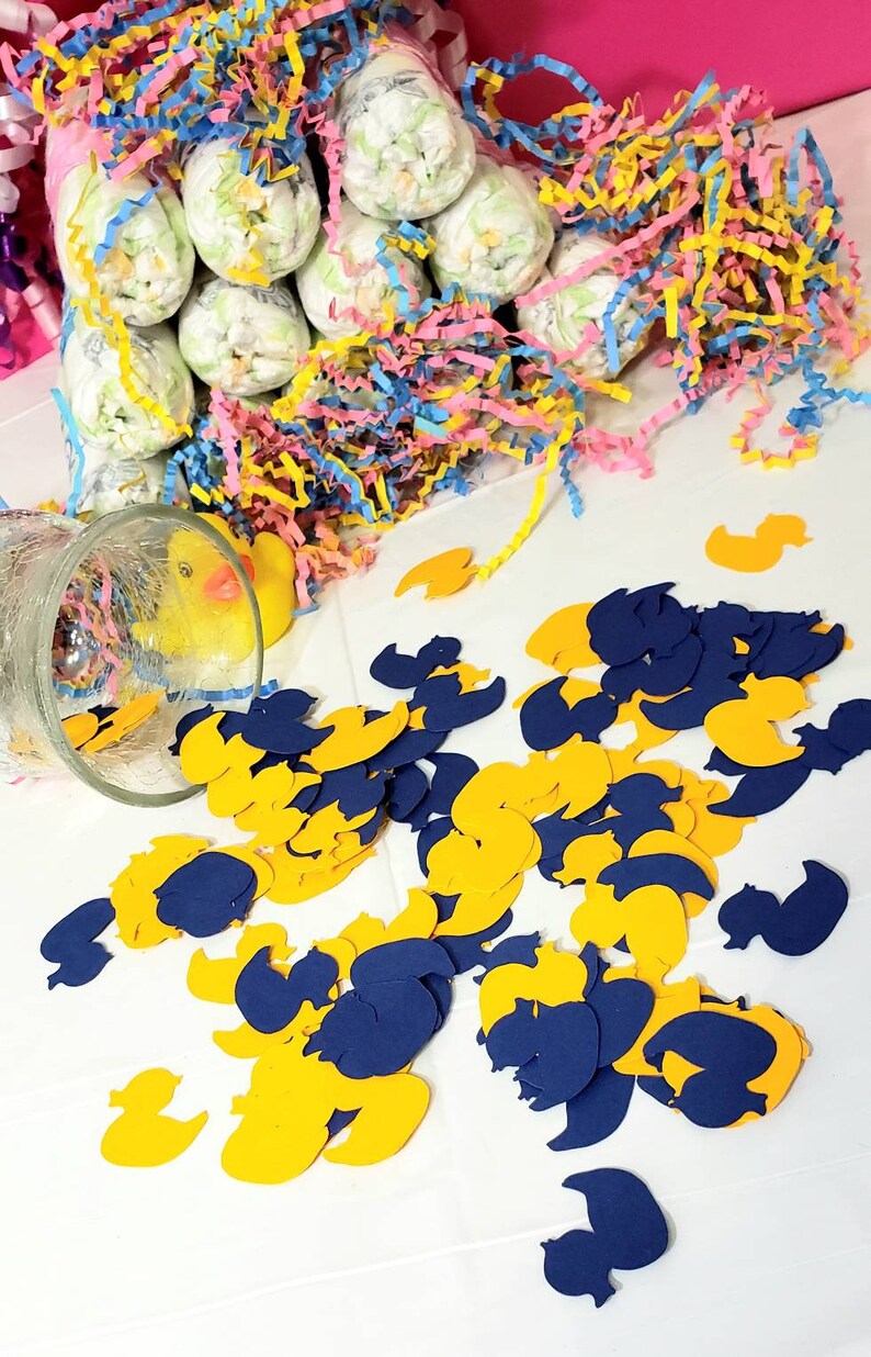 Choose Your Own Colors Duck Paper Confetti Confetti Paper Ducks Paper Table Confetti Table Scatter Confetti Table Scatter Ducks Table Decor